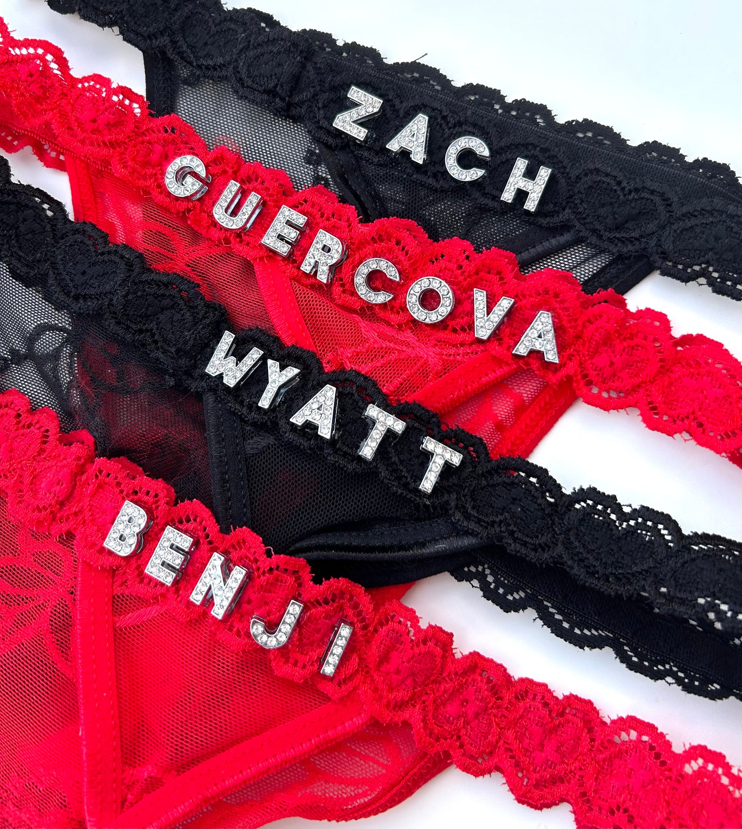Luxury Allure Thong with Custom Text