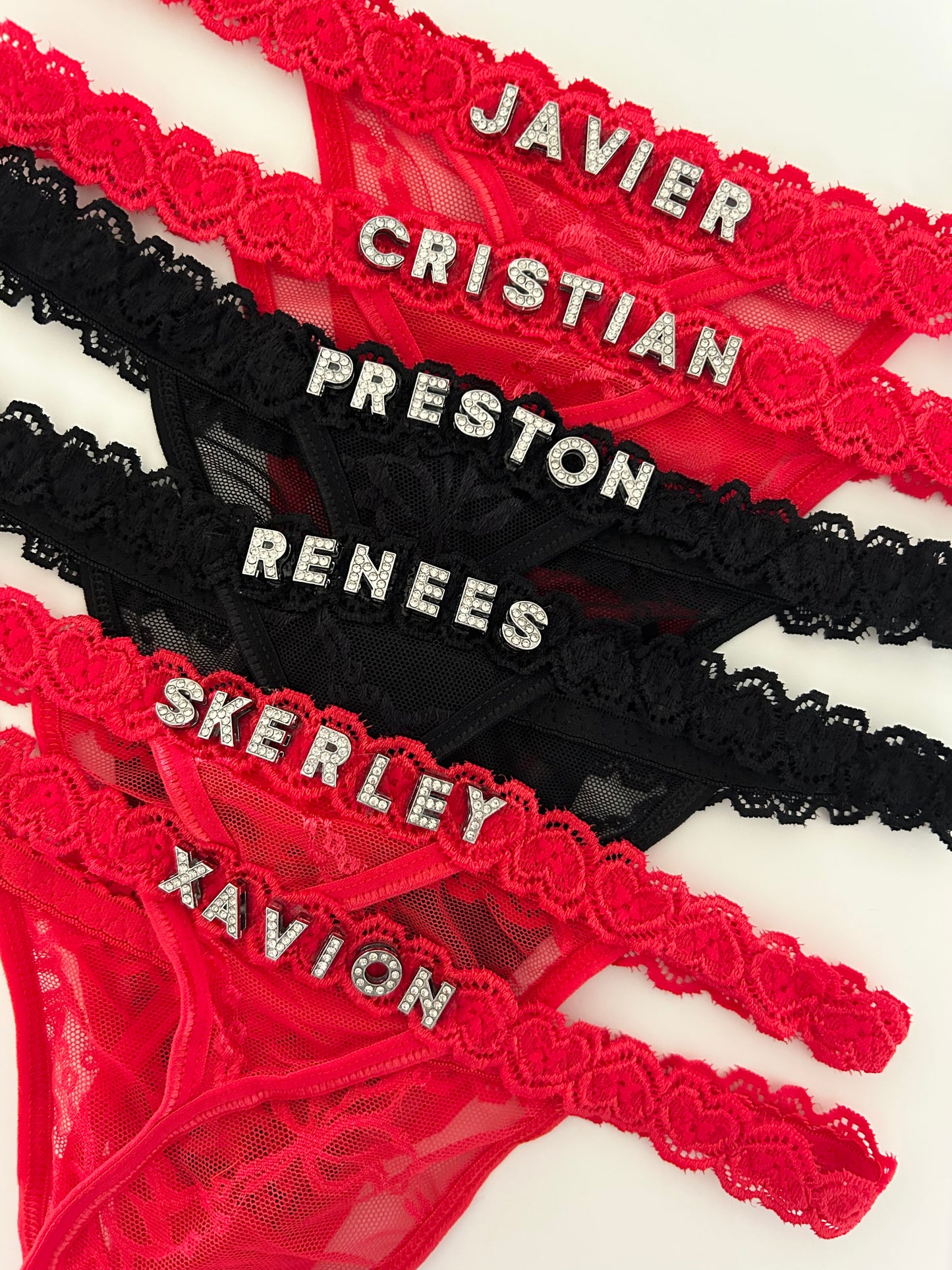 Luxury Allure Thong with Custom Text